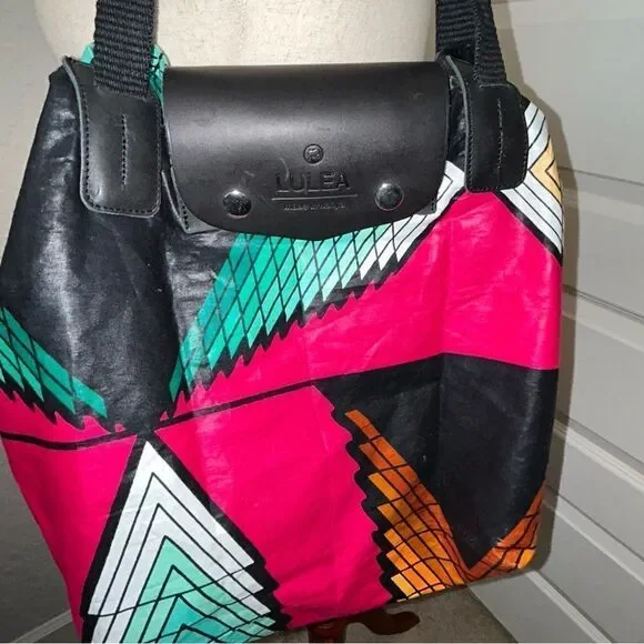 LULEA Made in Kenya Statement Tote Bag - Picture 2 of 7